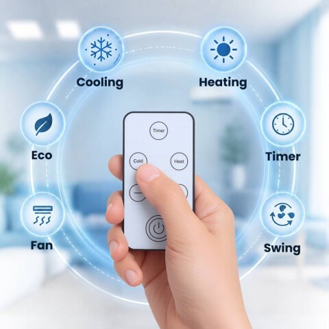 BlizzAir adjustable cooling modes