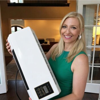 BlizzAir customer Sarah review photo