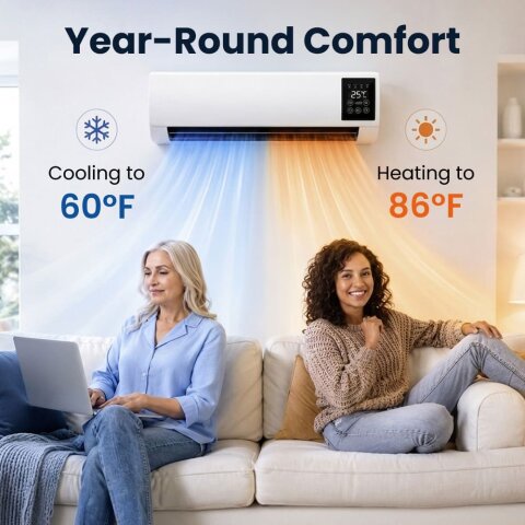 BlizzAir hot-room cold-air comparison