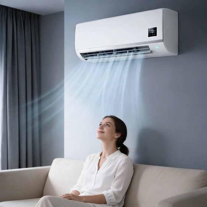 Relaxing with BlizzAir room cooling